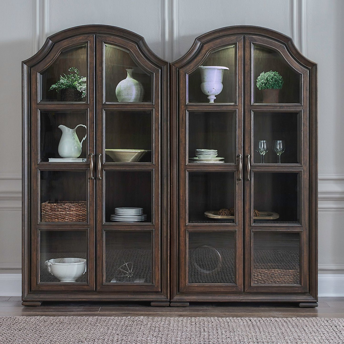 Provence Park - 2 Piece Bunching Cabinet Set - Brown