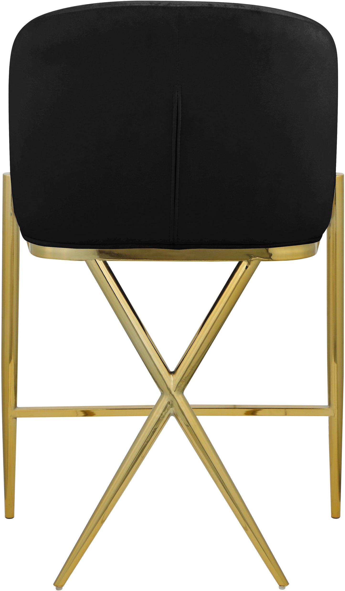 Xavier - Counter Stool with Gold Legs