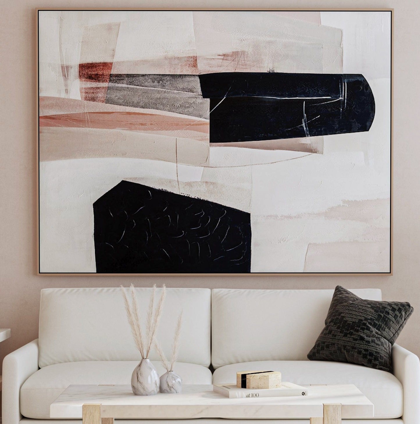 Milano Canvas Art - Beige