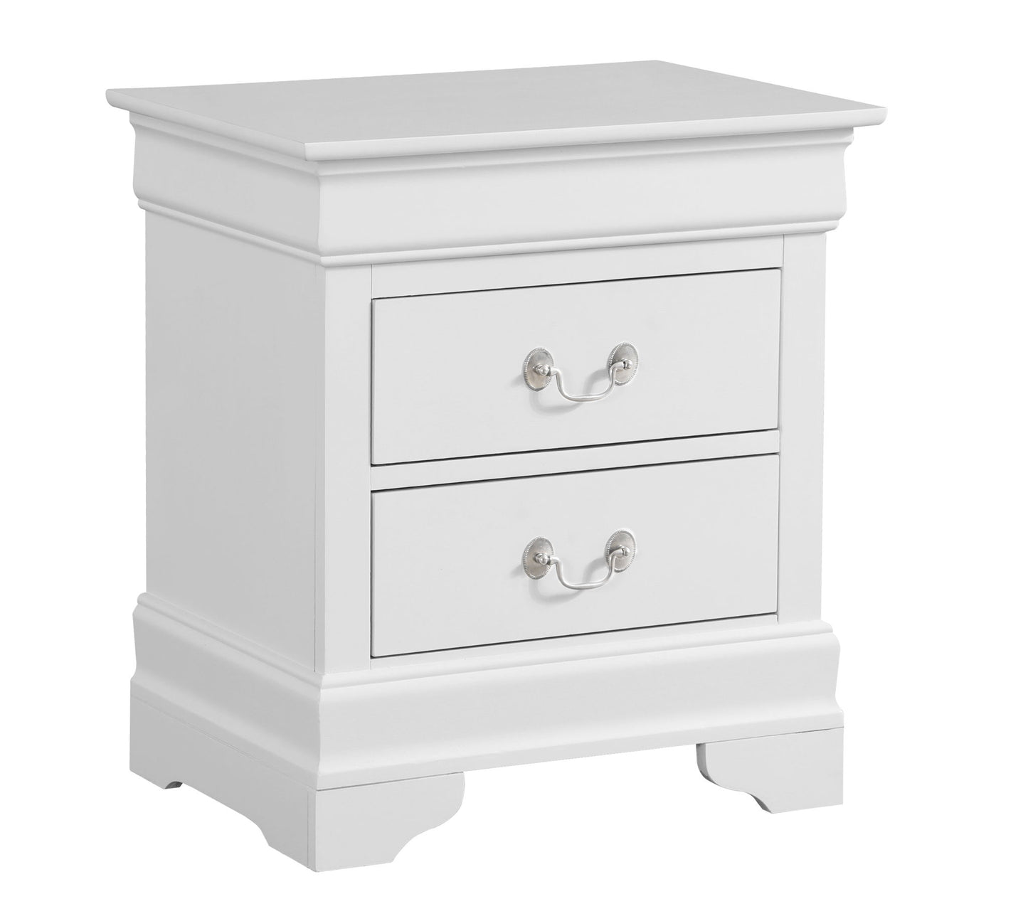 Glory Furniture - Louis Phillipe - 2 Drawer Nightstand