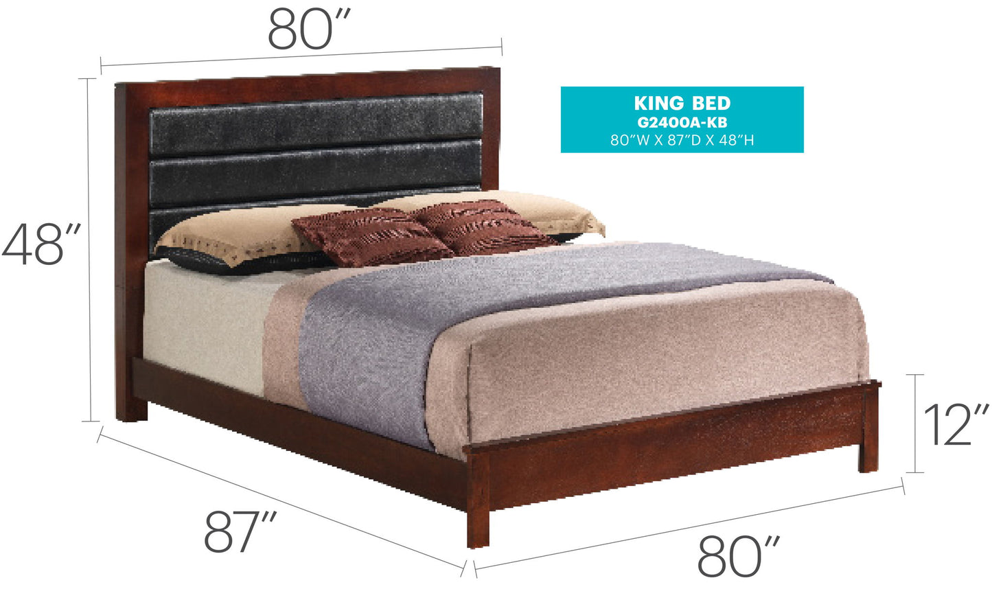 Glory Furniture - Burlington - Upholstered Bed