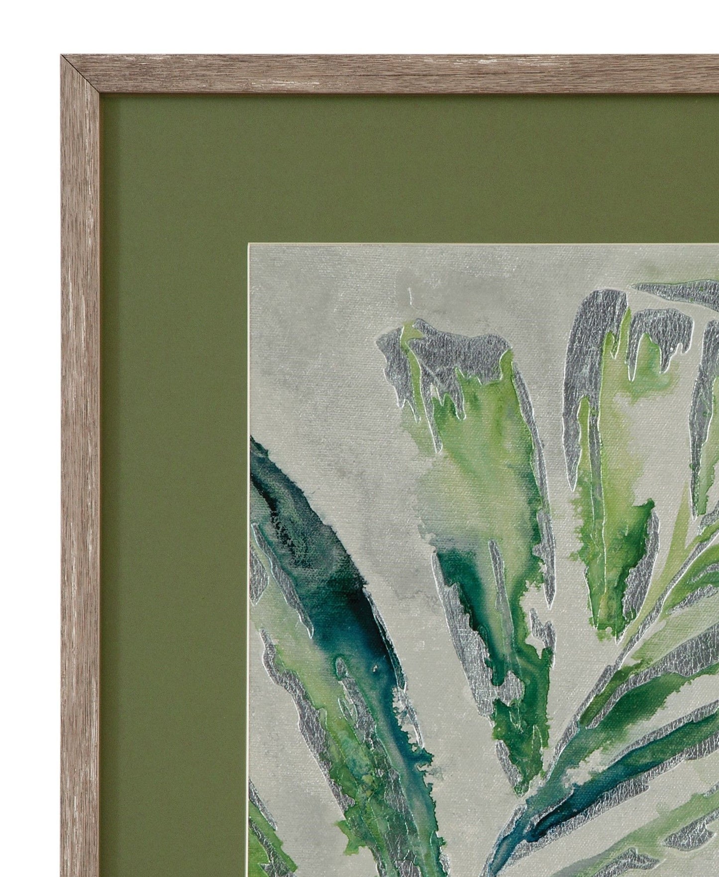 Green Palm I Framed Print - Green