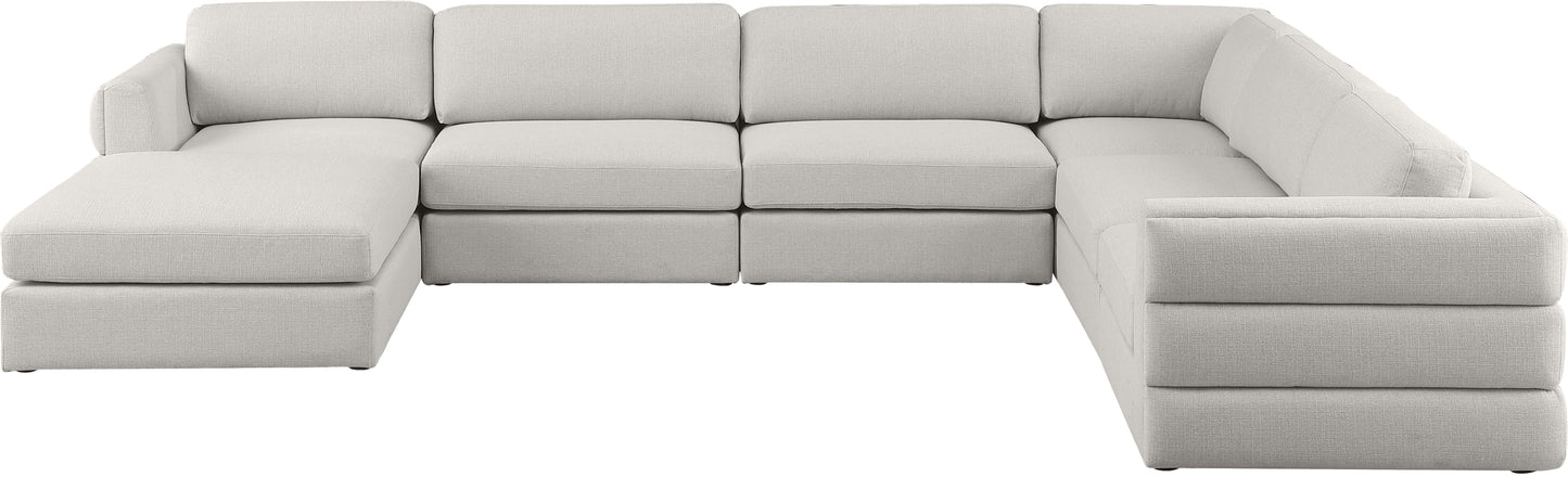 Beckham - Modular Sectional 7 Piece - Beige - Fabric