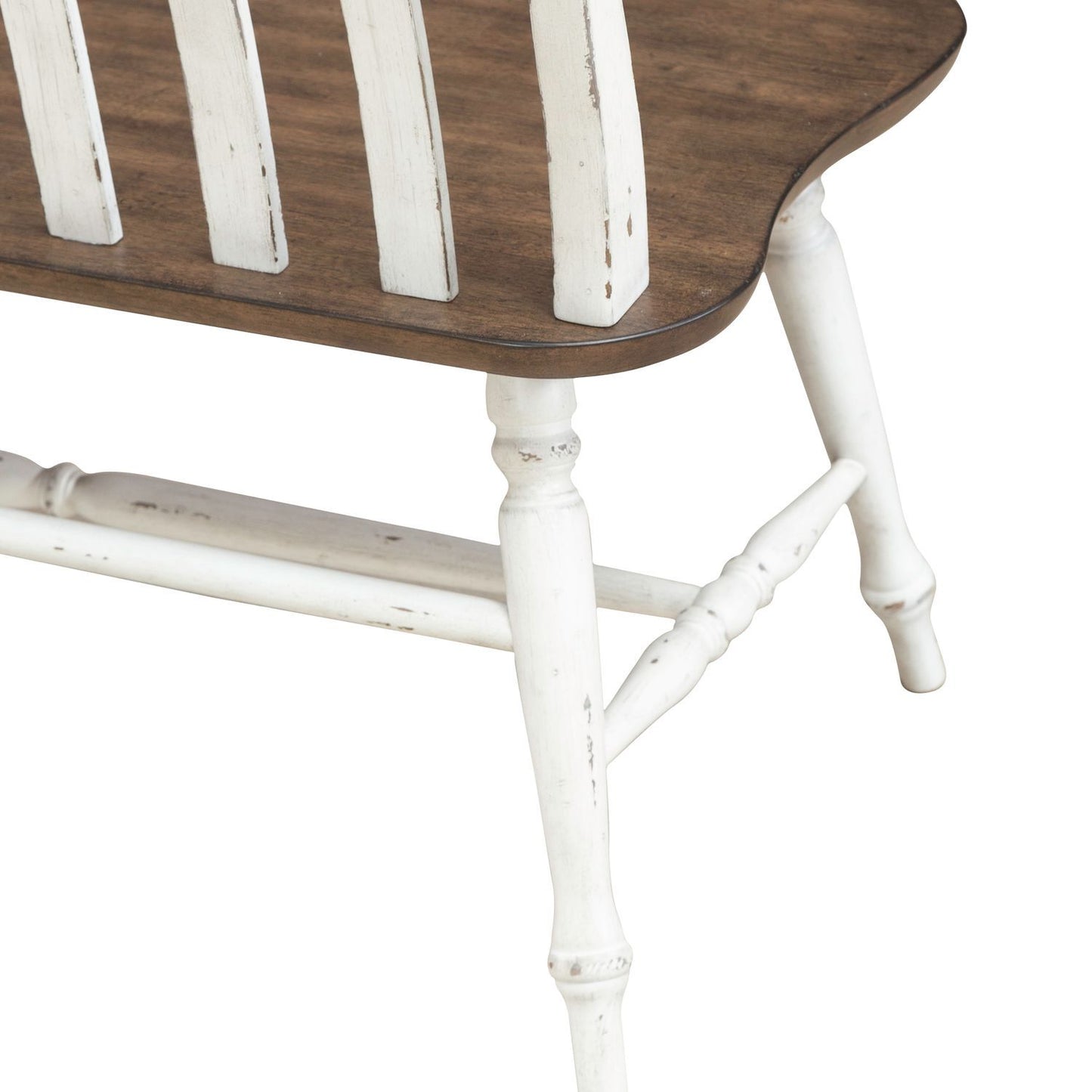 Al Fresco - Slat Back Bench (RTA) - White