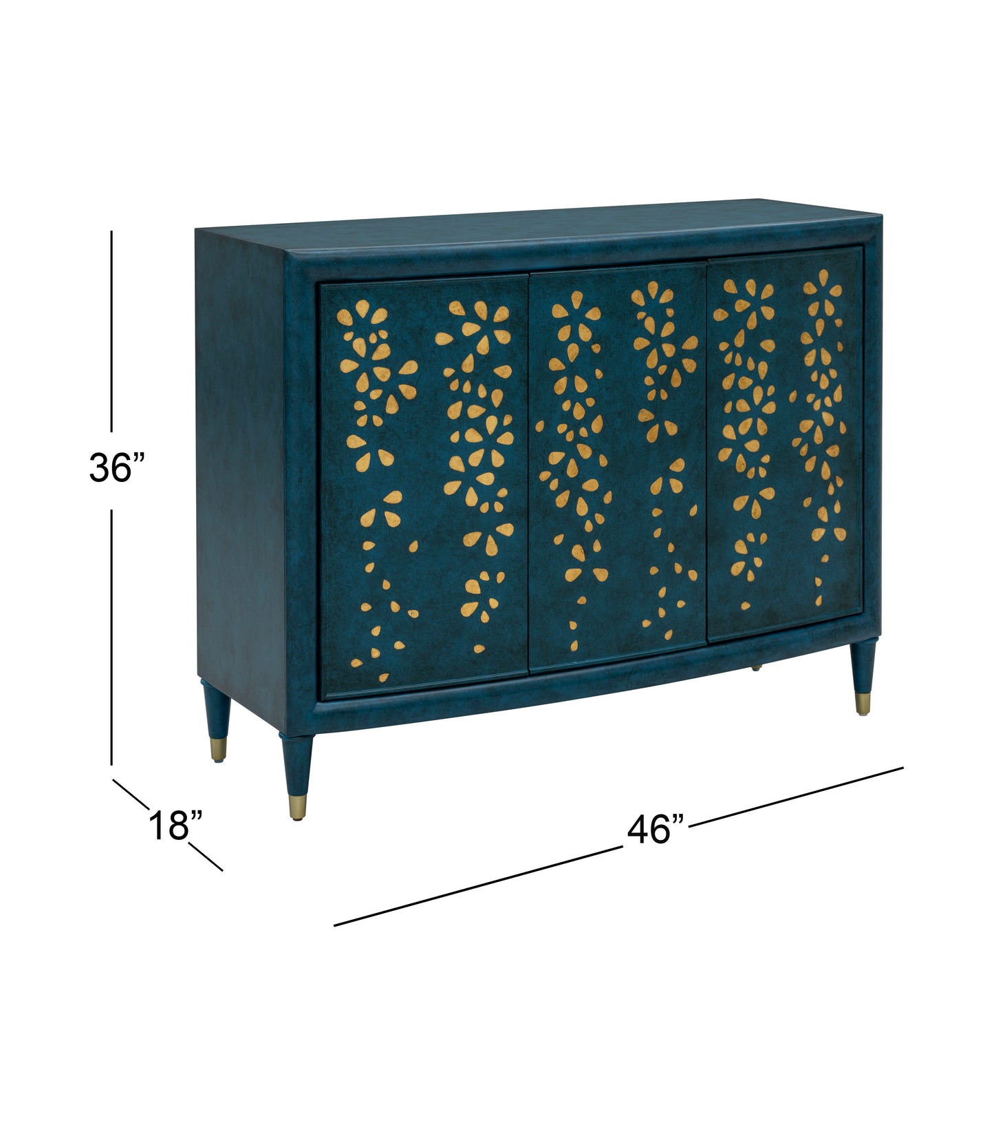 Argento - Hall Cabinet - Antique Blue