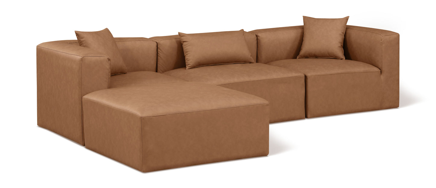Cube - 4 Piece Modular Sectional With Chaise