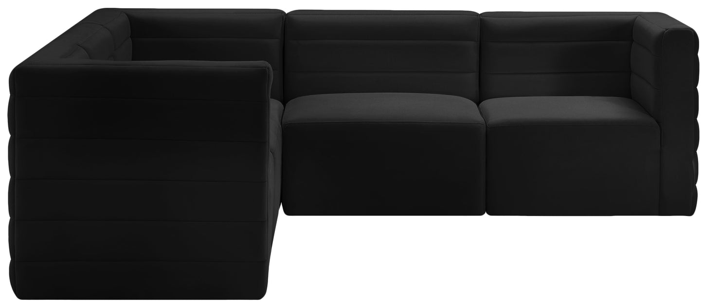 Quincy - Modular Sectional - Black - Modern & Contemporary