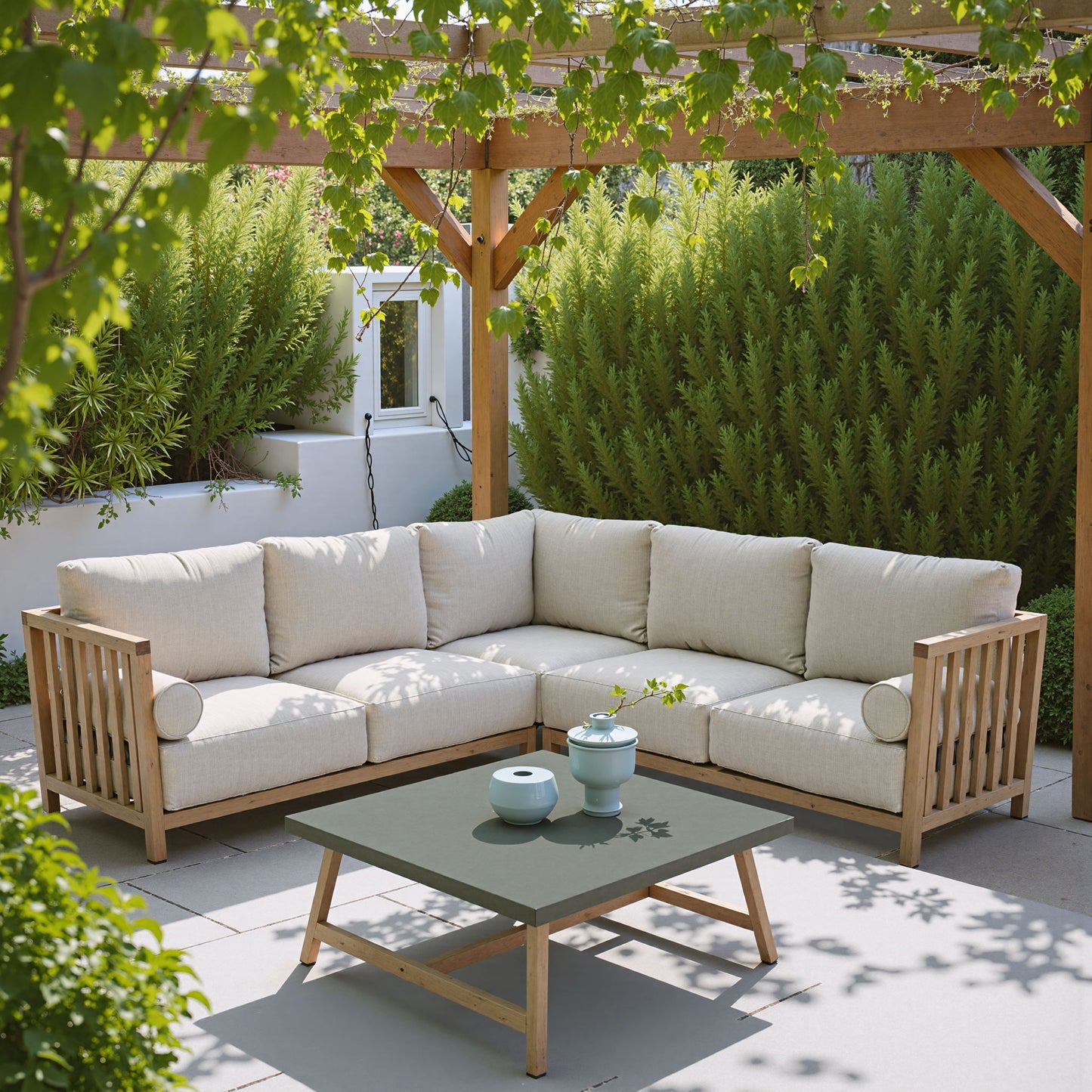 Teras - Outdoor Sectional - Gray