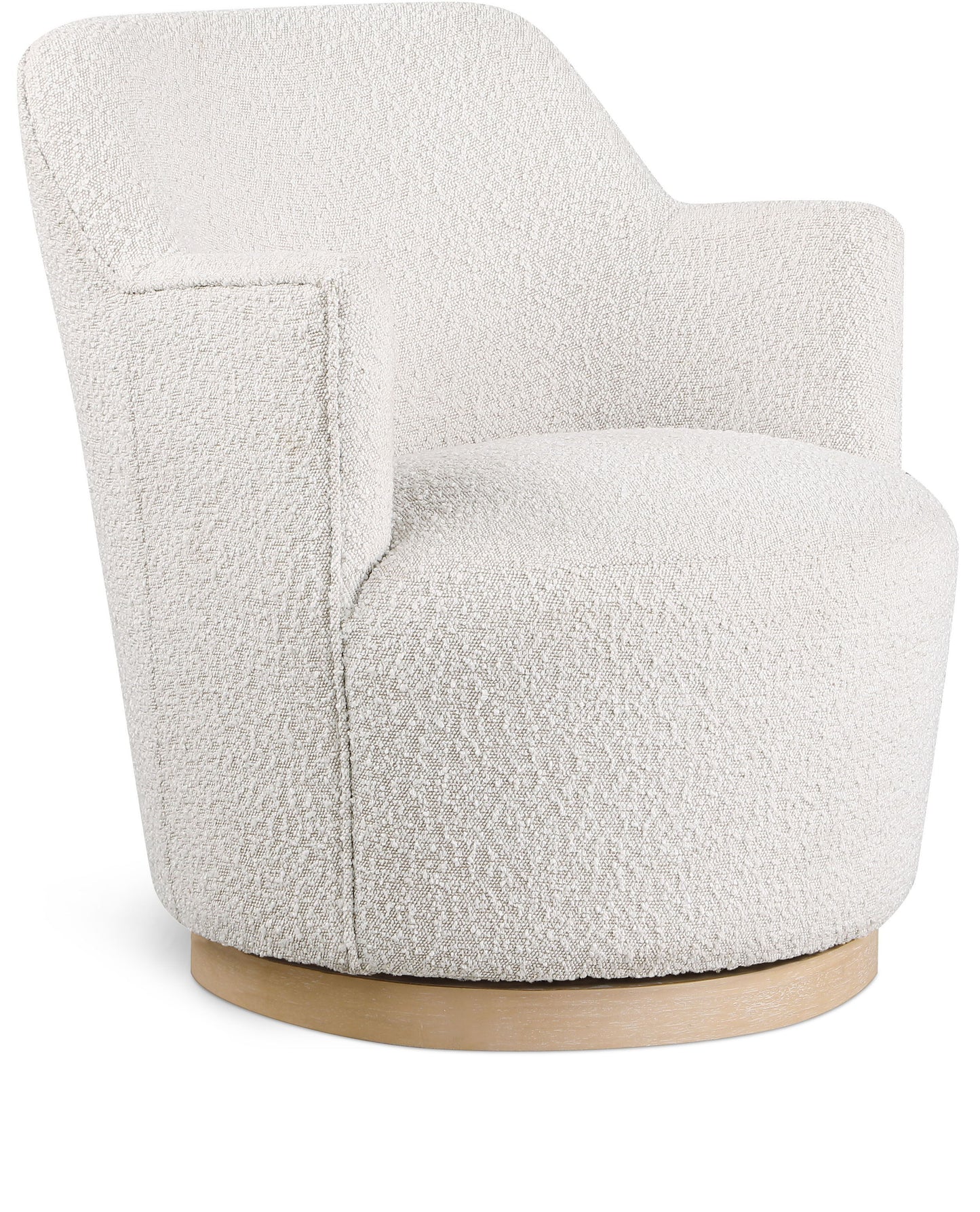 Clarita - Boucle Swivel Accent Chair