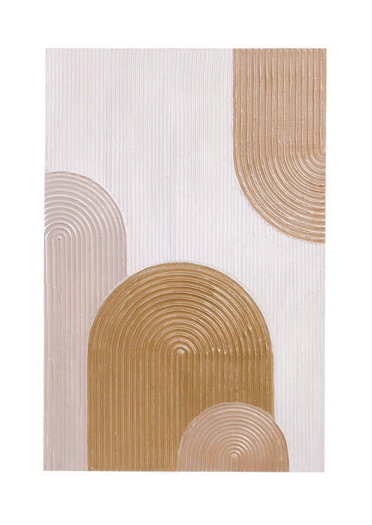 Iggy Canvas Art - Beige