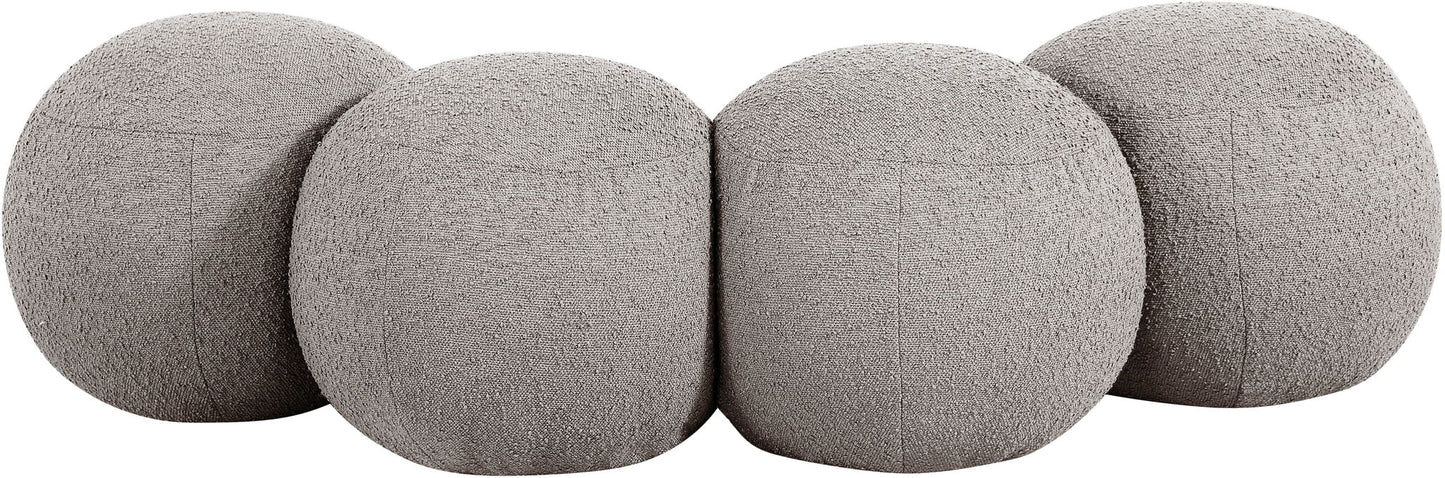 Apollo - Boucle Fabric Bench