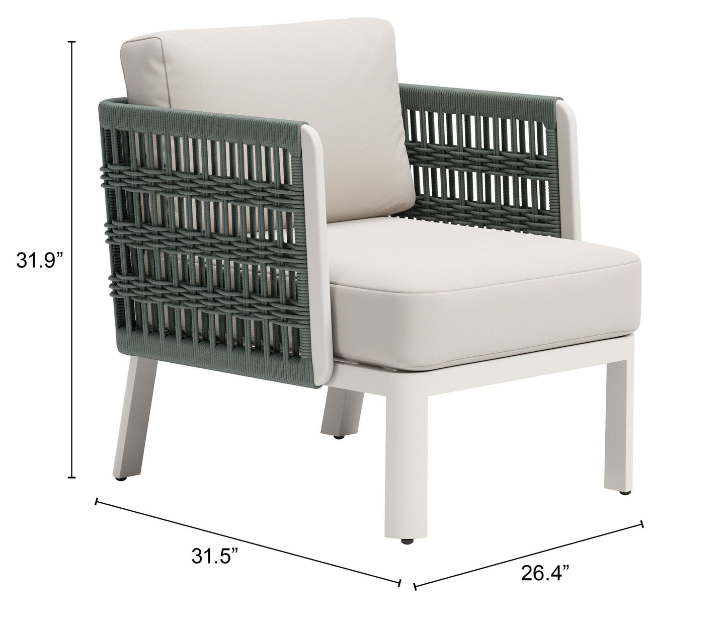 Bridgehampton - Armchair - White