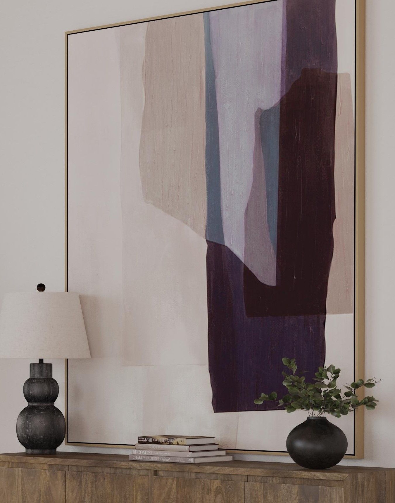 Salone Canvas Art - Beige