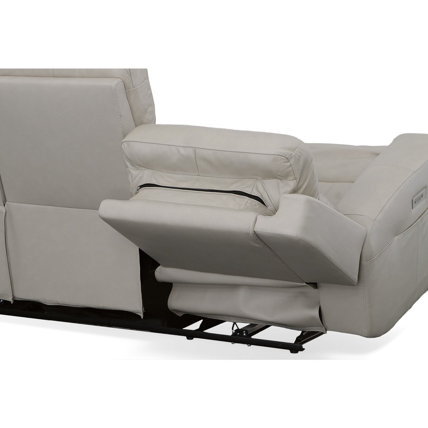 Barnett - Power Reclining Sofa with Power Headrests & Lumbar