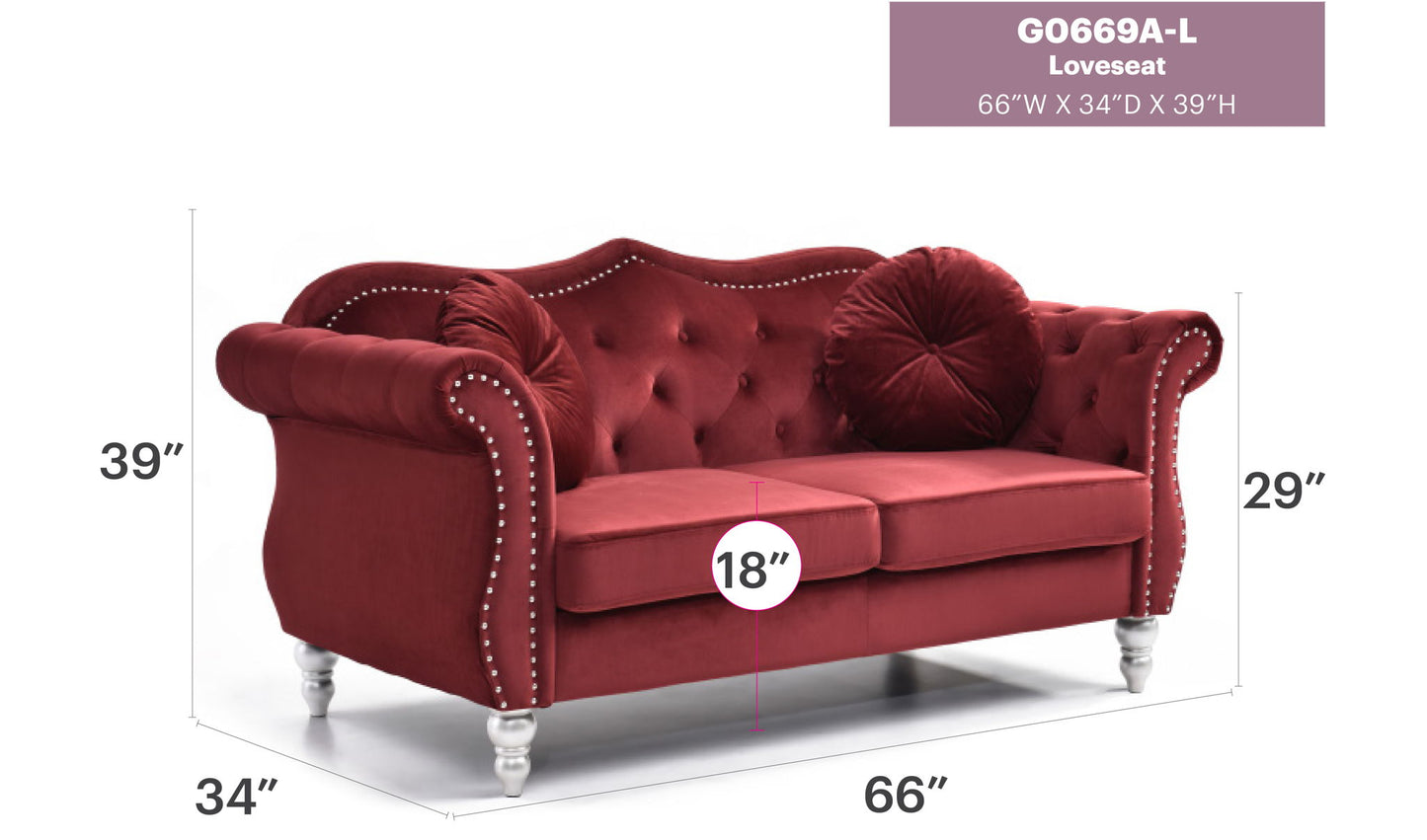 Glory Furniture - Hollywood - Loveseat