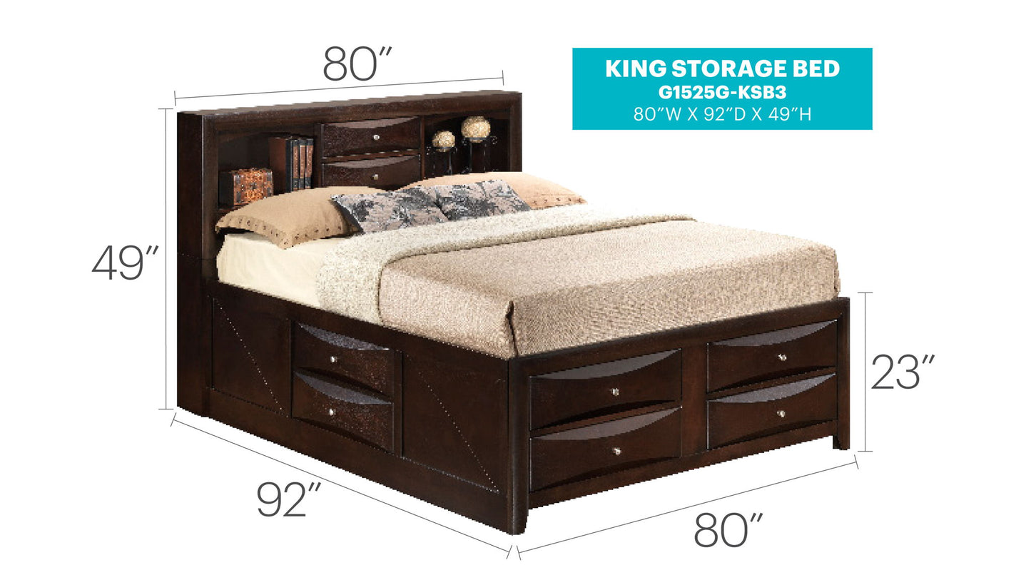 Glory Furniture - Marilla - Storage Bed