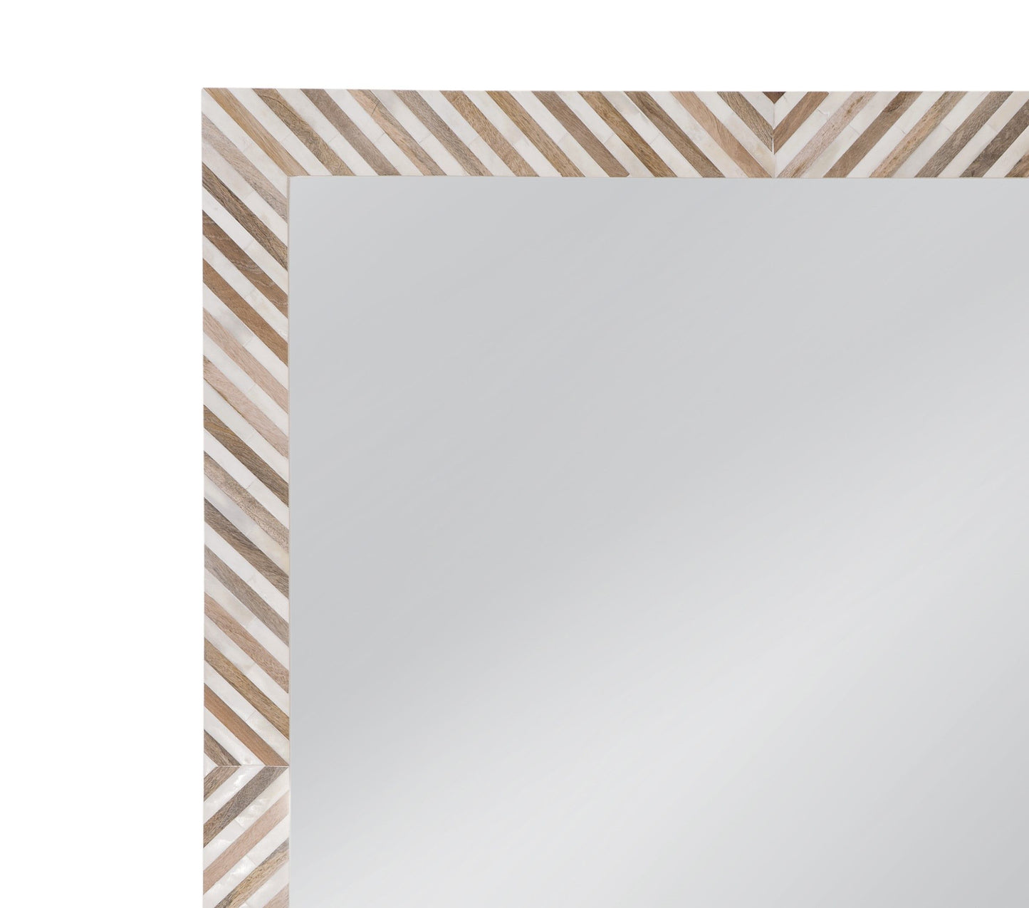 Karl - Wall Mirror - Natural / Cream