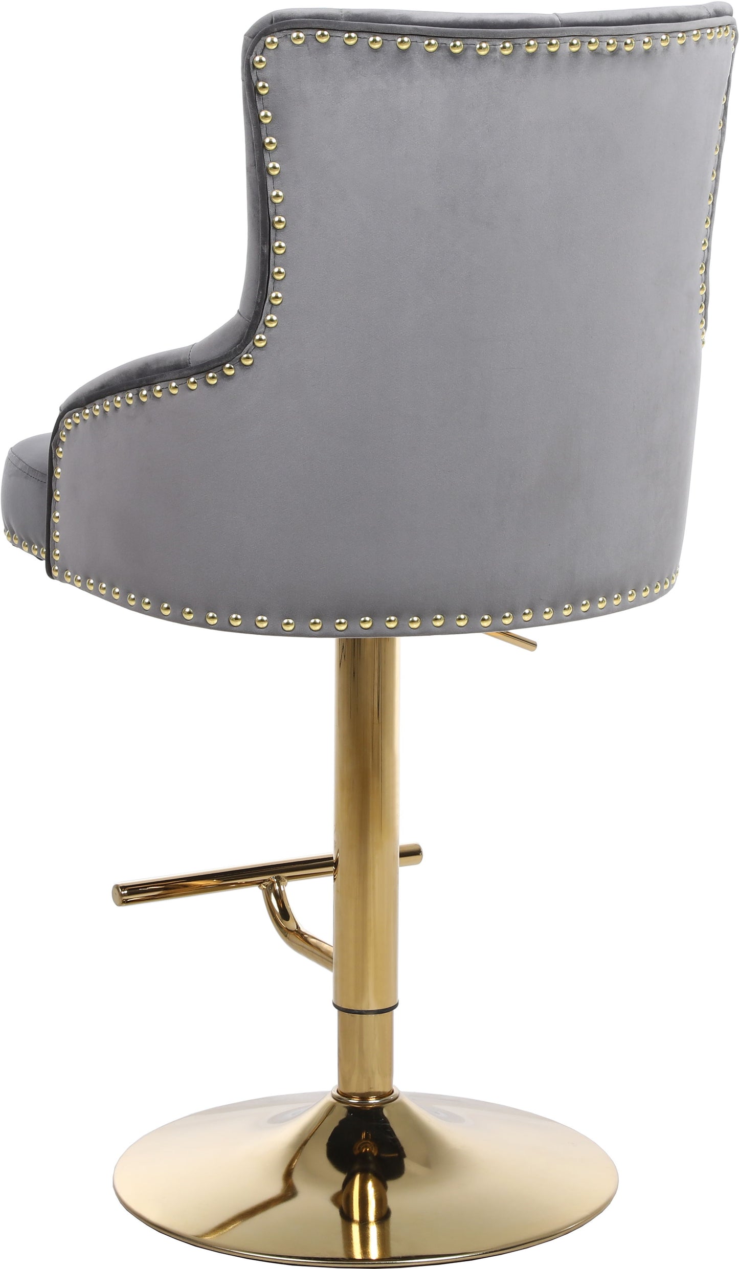 Claude - Adjustable Stool with Gold Base