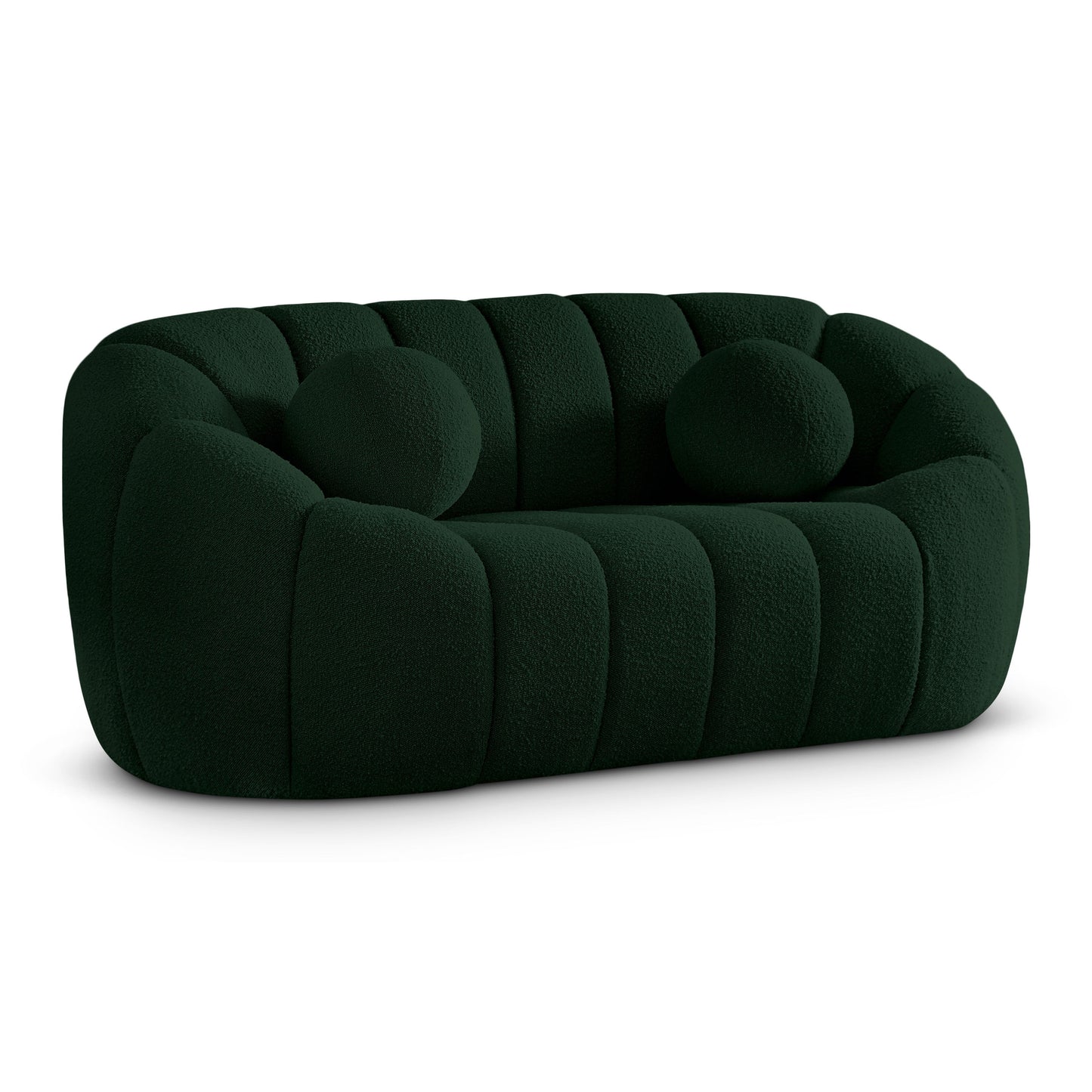 Elijah - Boucle Fabric Loveseat