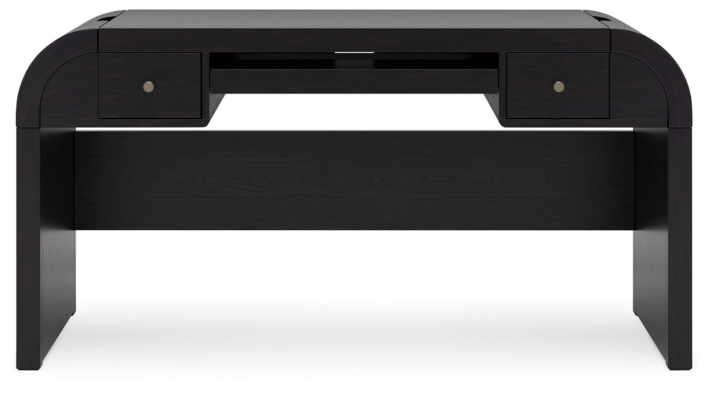 Rowanbeck - Black - Home Office Desk