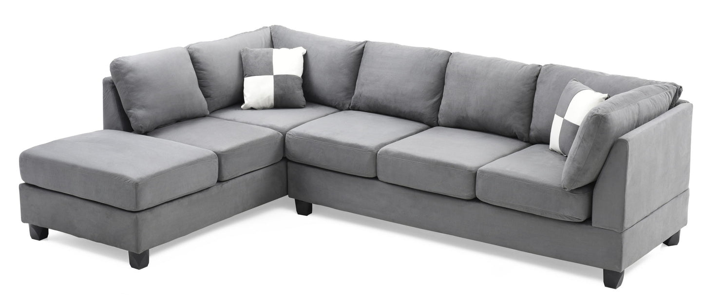 Glory Furniture - Malone - Fabric Sectional