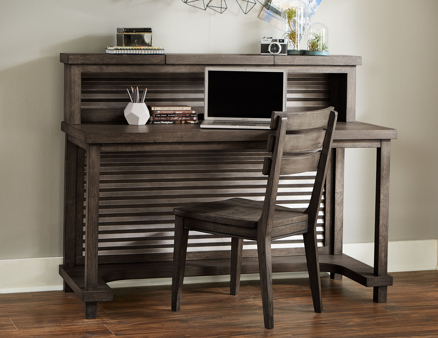 Bunkhouse - Activity Desk Gallery - Dark Brown