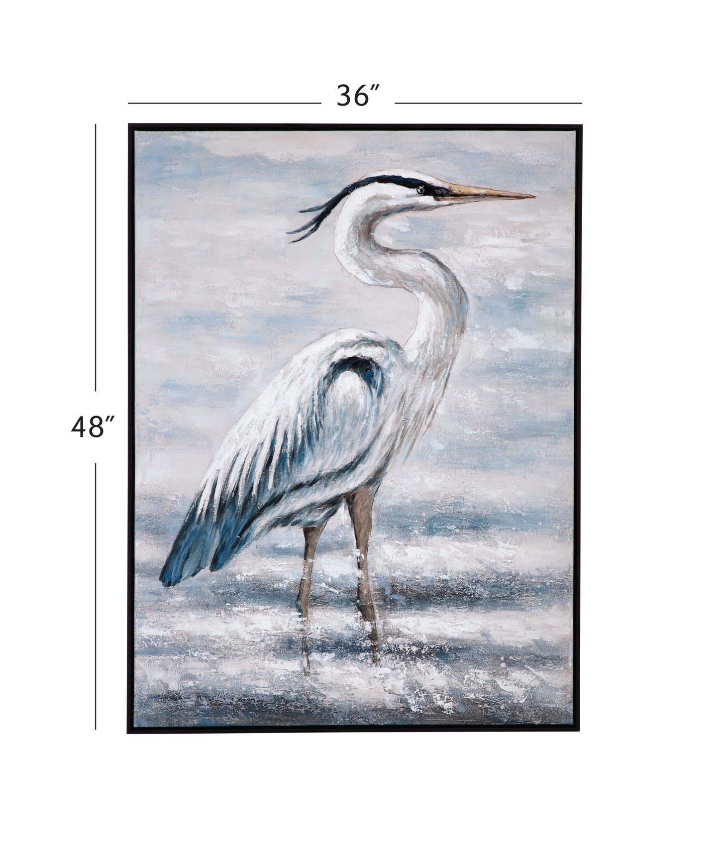 Hunting Canvas Art - White