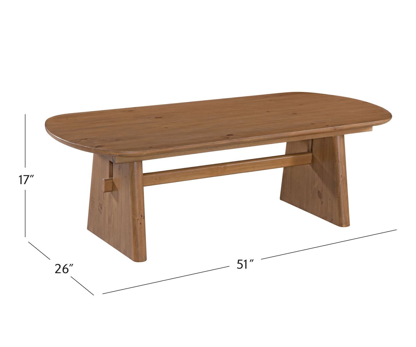 Knox - Coffee Table - Natural Pine