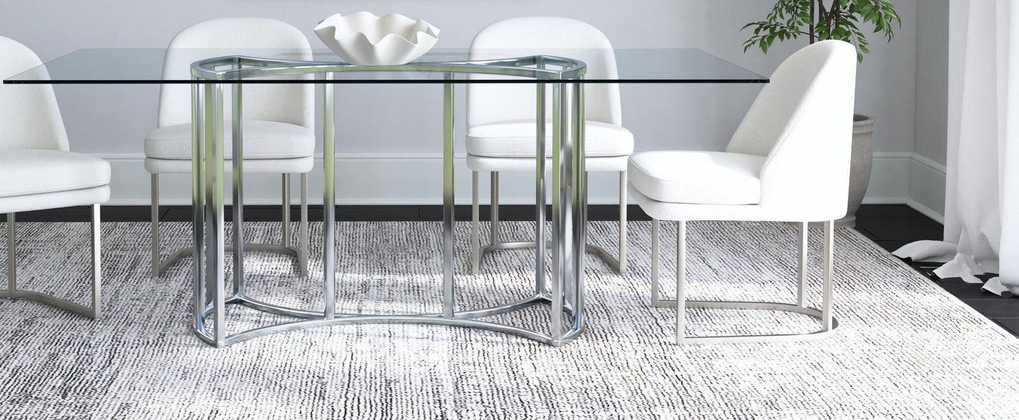 Sophia - Dining Table - Silver