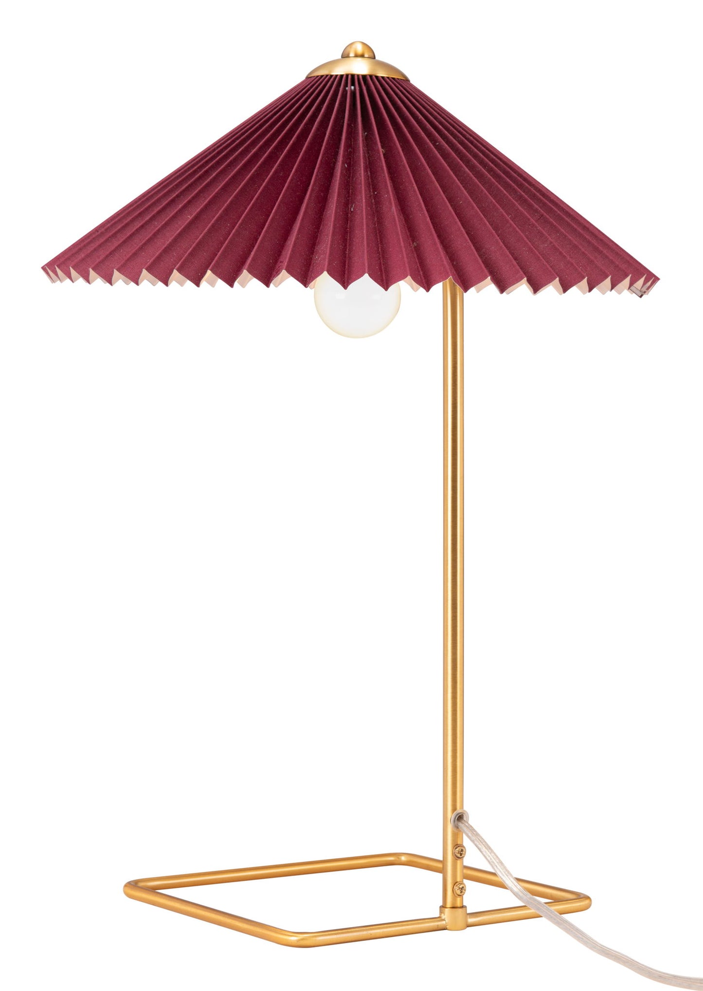 Charo - Table Lamp - Red / Gold