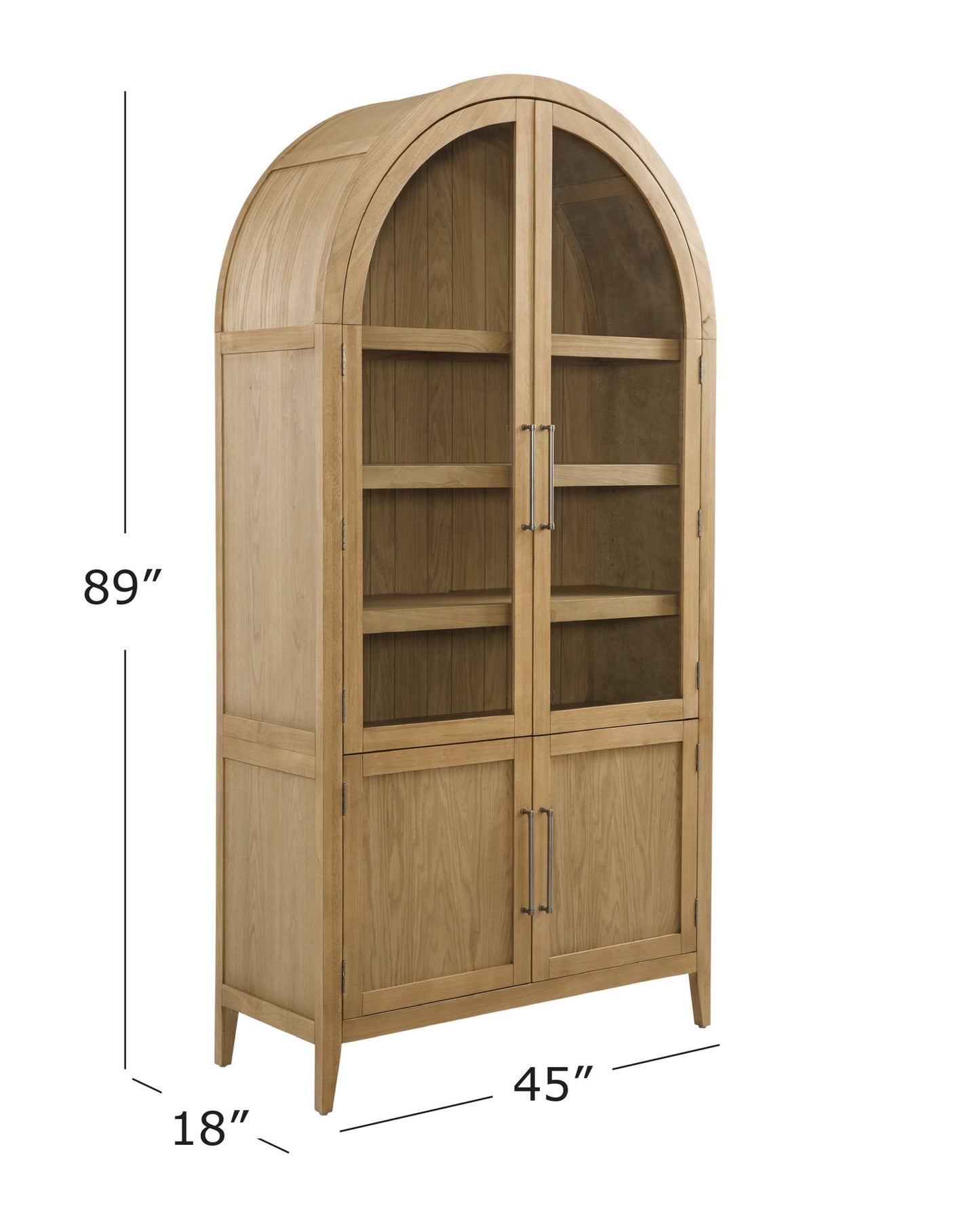 Fynn - Display Cabinet - Blonde Tan