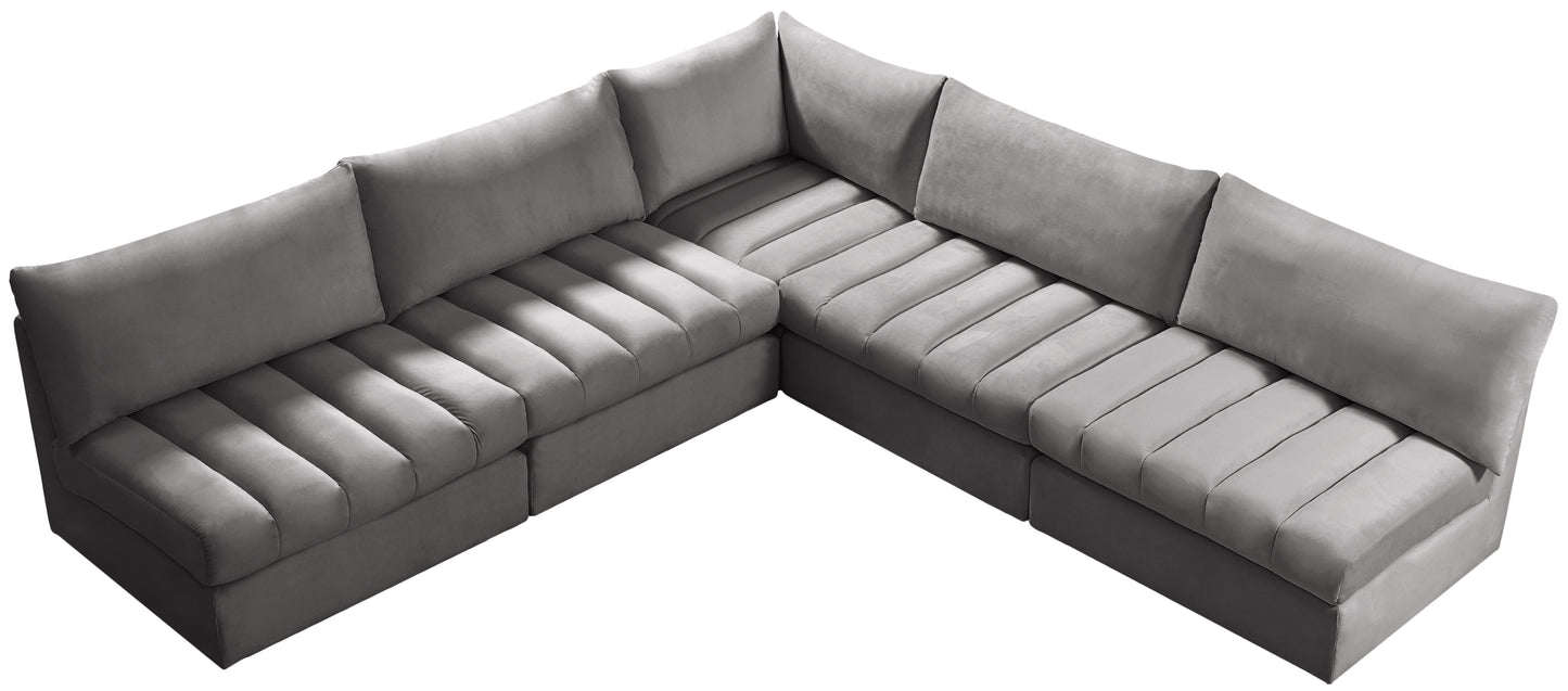 Jacob - Modular Corner Armless Sectional 5 Piece