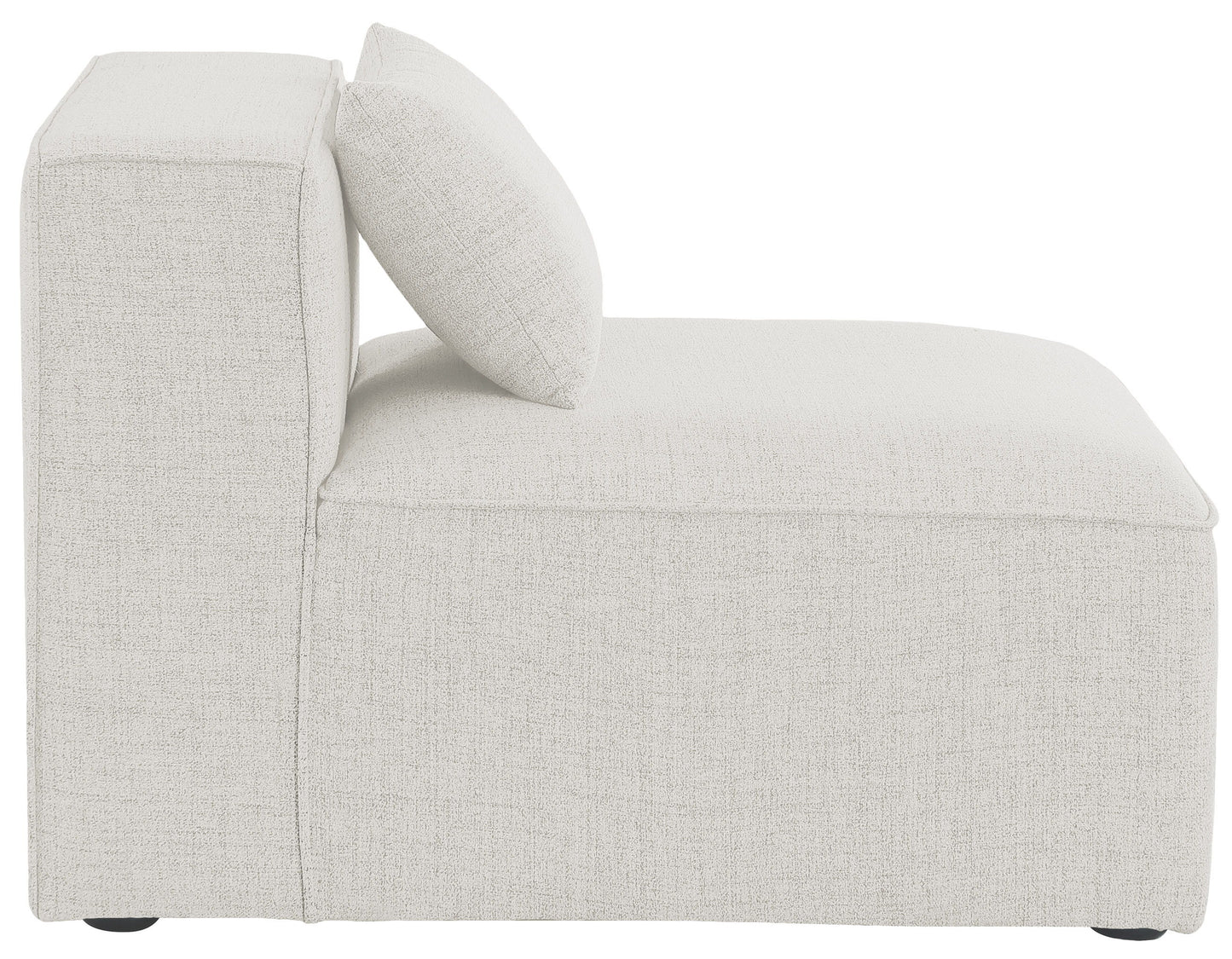 Cube - Linen Armless Chair