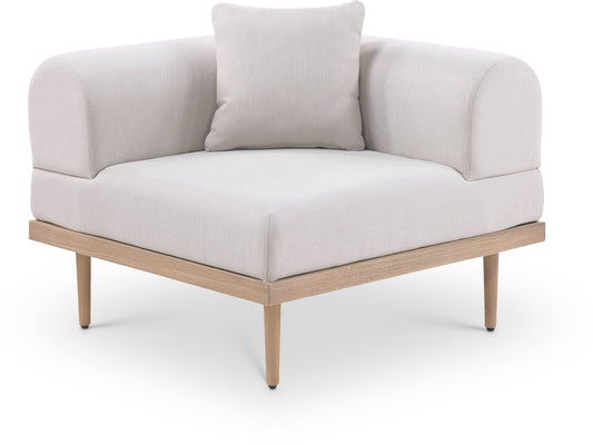 Laguna - Resilient Water Resistant Fabric Upholstered Outdoor Patio Modular Corner Chair