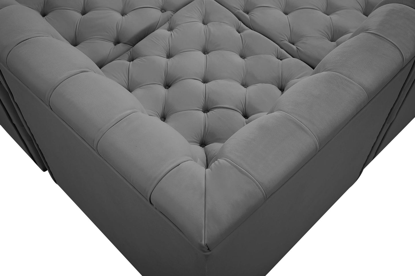 Tuft - Modular Sectional 7 Piece - Gray - Fabric