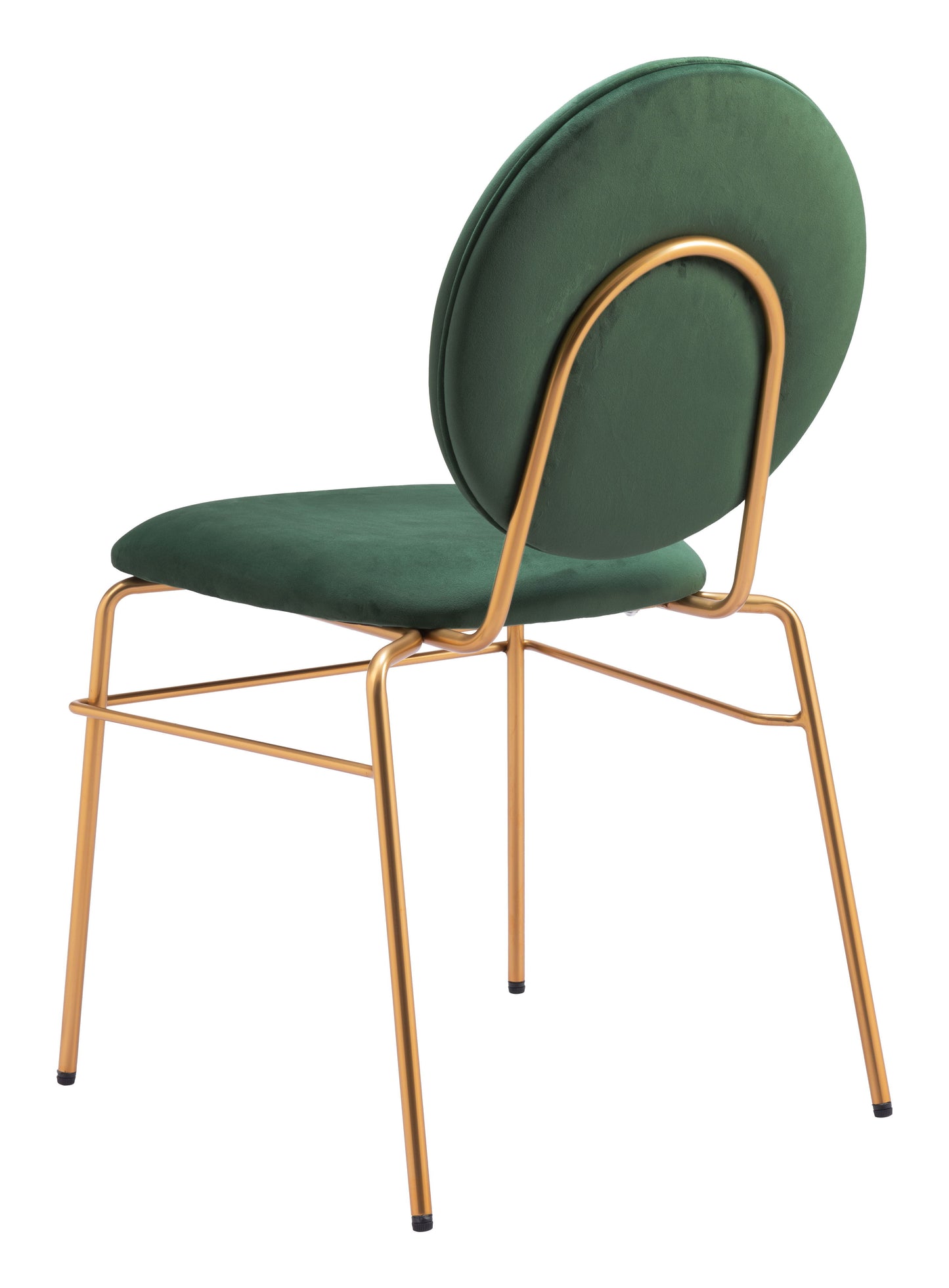 Odessa - Dining Chair (Set of 2) - Green / Gold