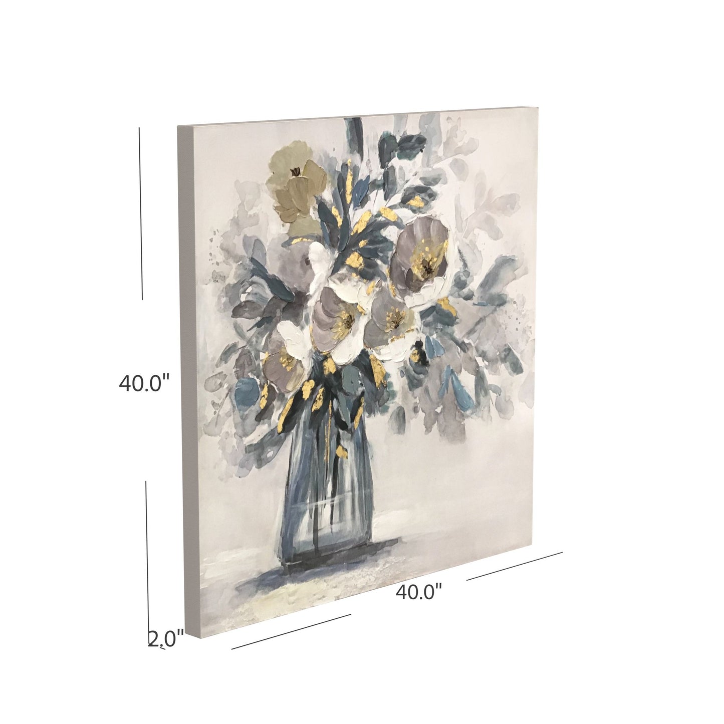 Chloe Canvas Art - Beige