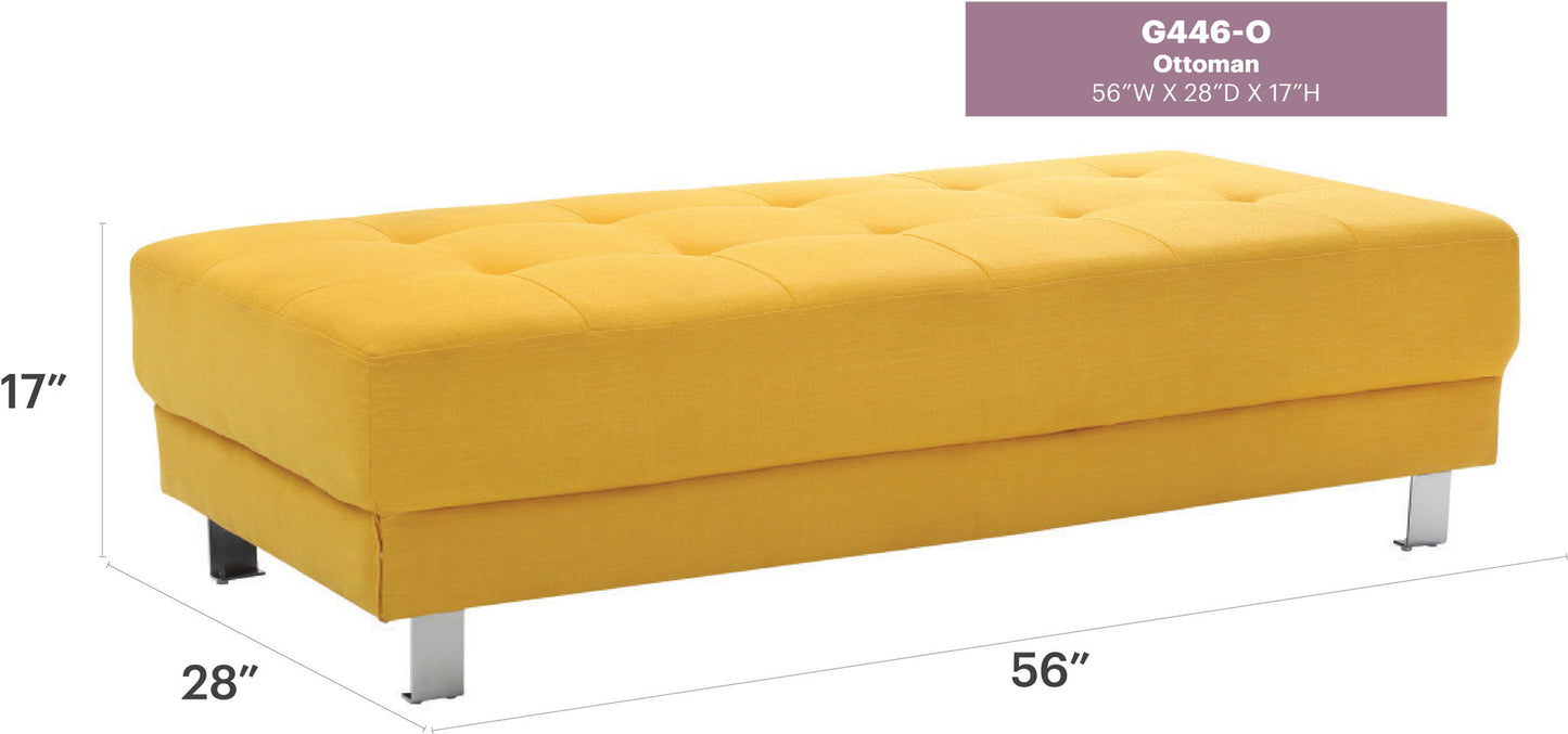 Glory Furniture - Riveredge - Milan Ottoman