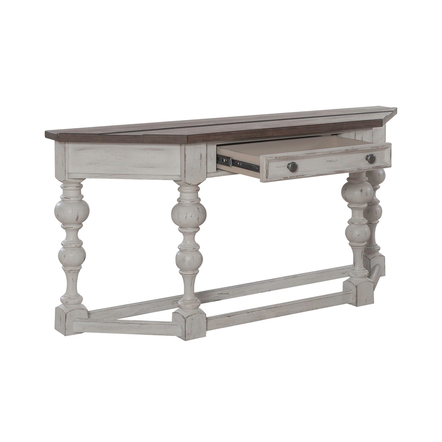 River Place - Accent Console Table - White