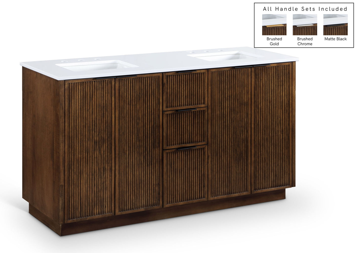 Willard - Engineered Stone And Solid Wood Bathroom Vanity
