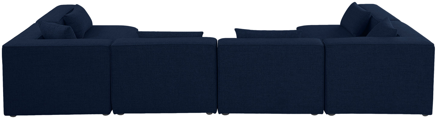 Cube - Modular Sectional 6 Piece - Navy