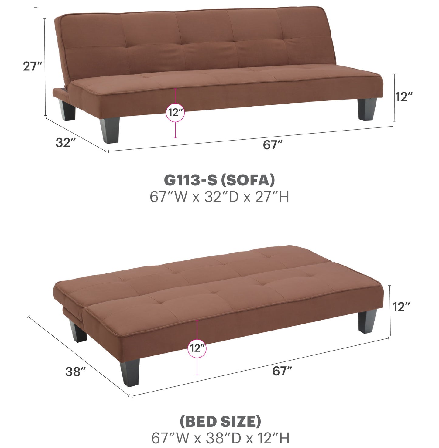Glory Furniture - Alan - Sofa Bed