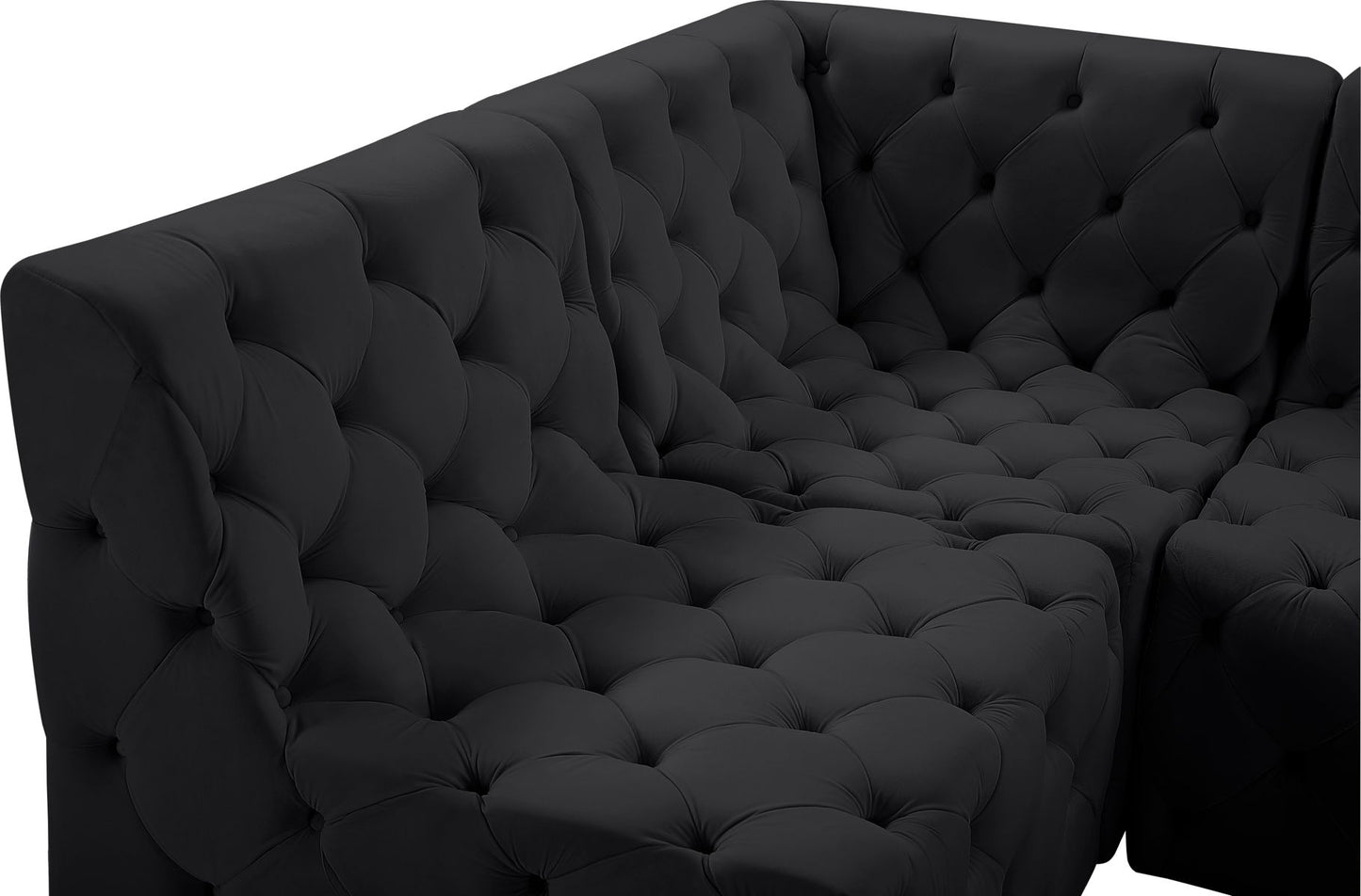 Tuft - Modular Sectional 8 Piece - Black - Modern & Contemporary