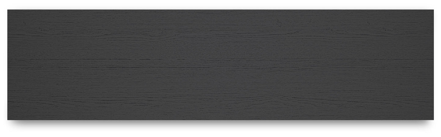 Cayberry - TV Stand With Fireplace - Black