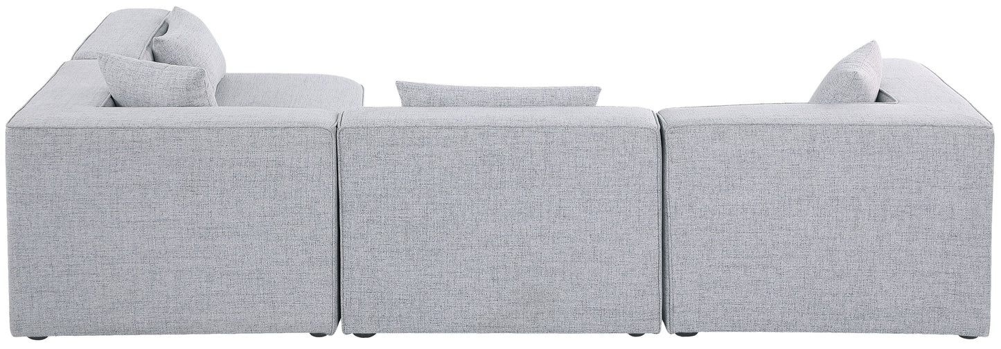 Cube - Modular Sectional 4 Piece - Gray