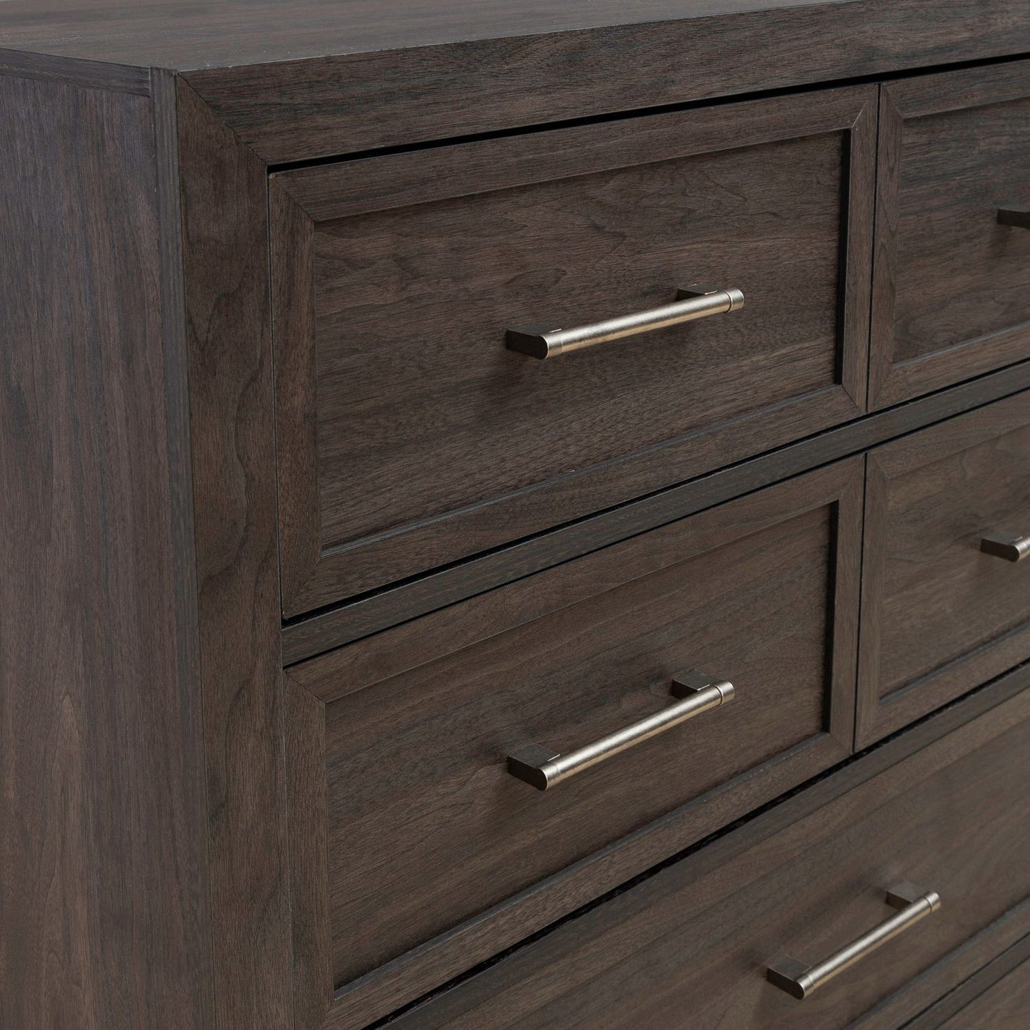 Modern Edge - 5 Drawer Chest - Brown