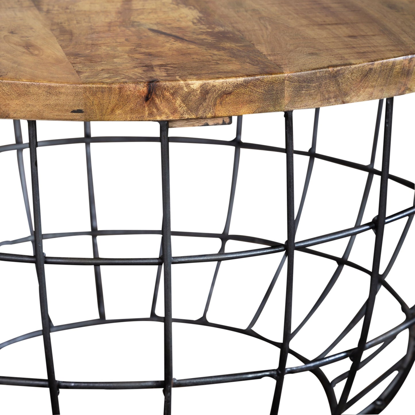 Akins - Nesting Caged Accent Tables - Light Brown