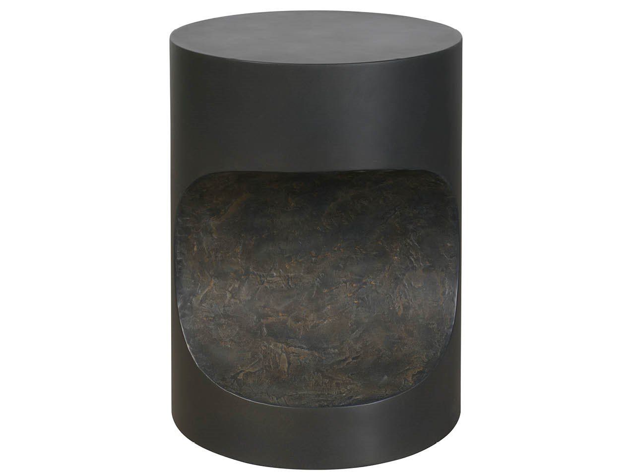 Modern - Concrete Side Table - Black