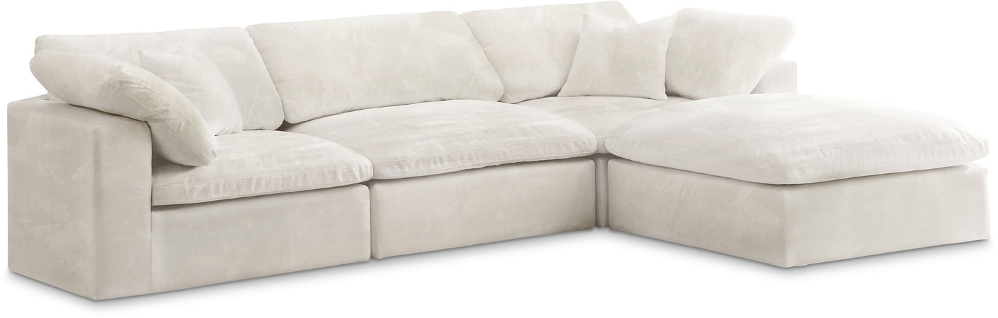 Cozy - 4 Piece Modular Sectional With Chaise