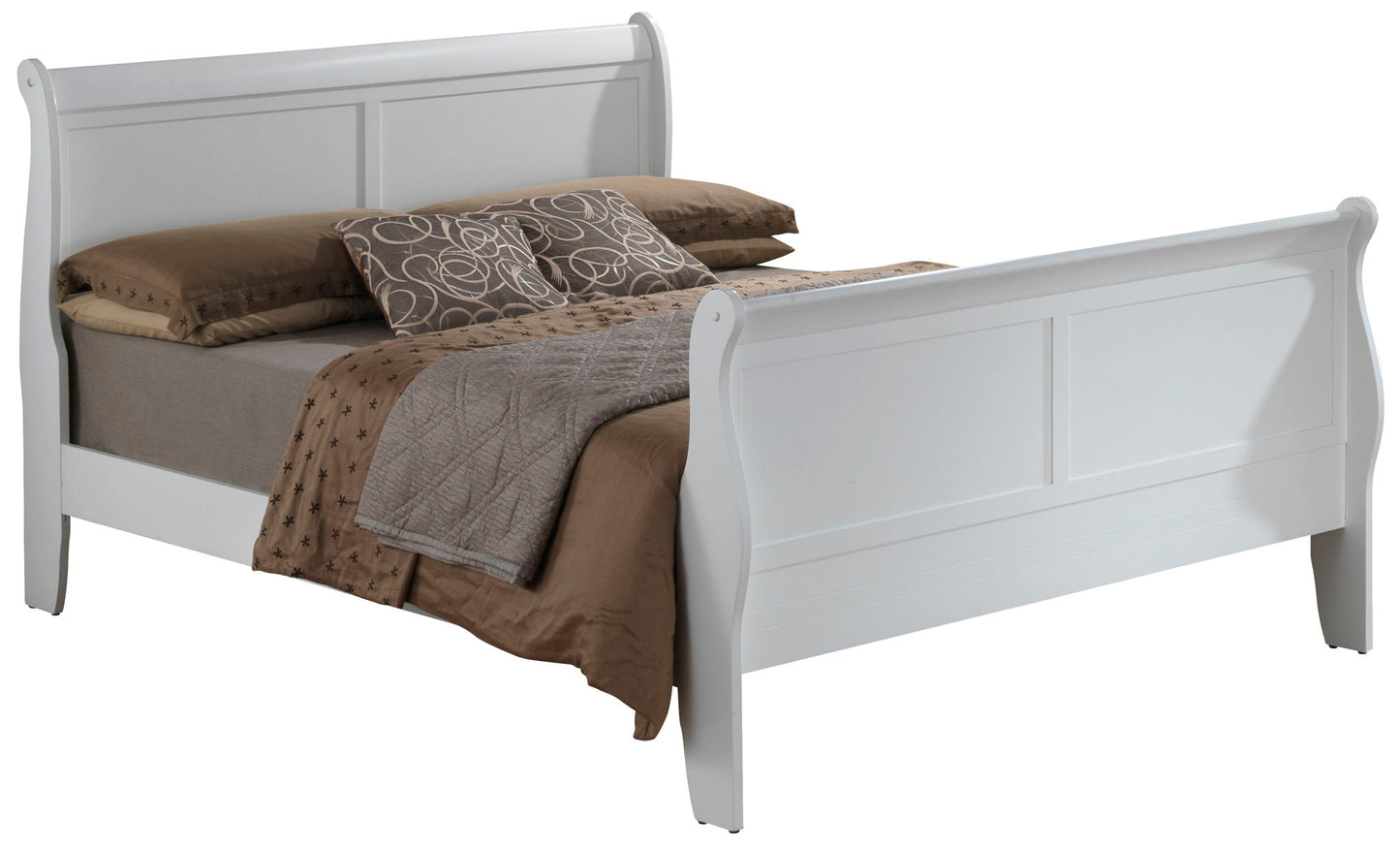 Glory Furniture - Louis Phillipe - Sleigh Bed